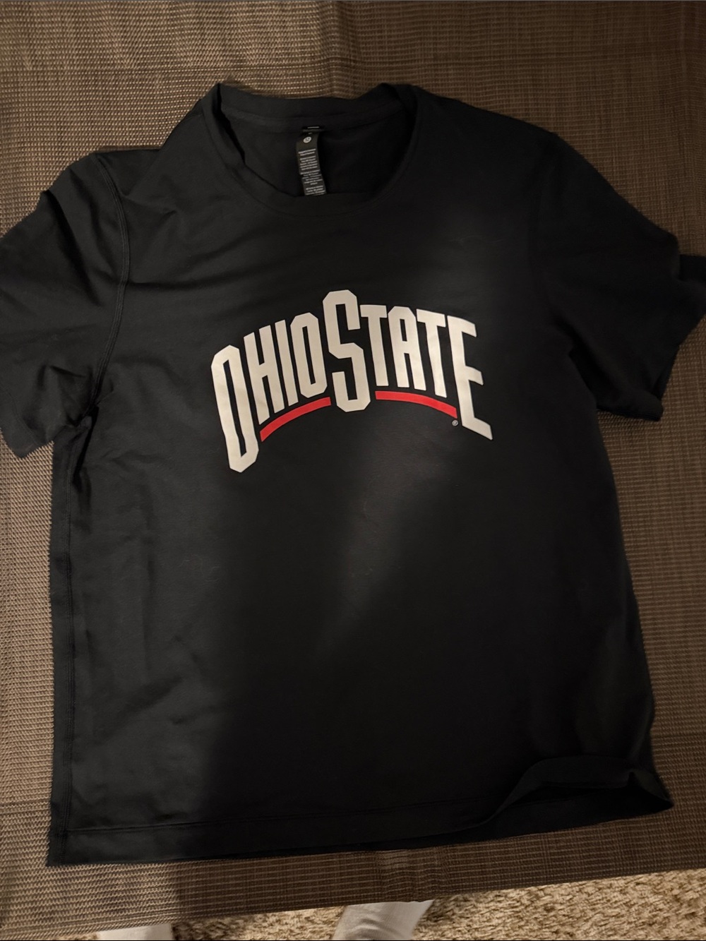 lululemon athletica Black Ohio State Logo Short-Sleeve Tee